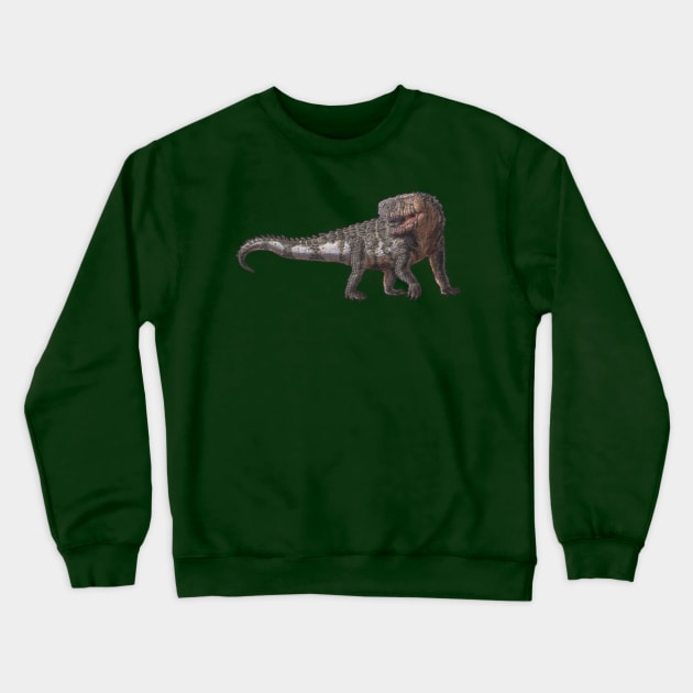 Saurosuchus galilei Crewneck Sweatshirt by CoffeeBlack